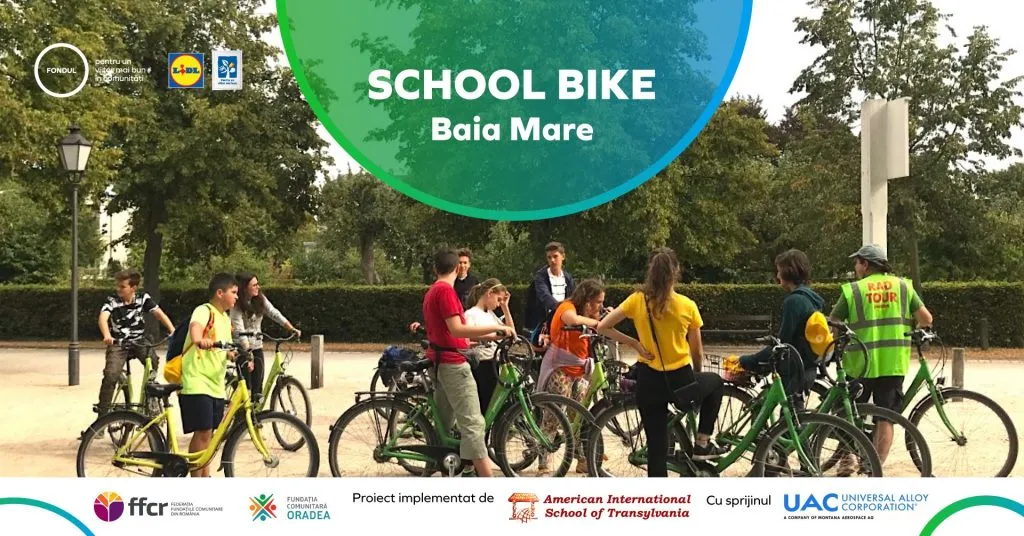 School Bike — Mobilitate sustenabilă și educație rutieră în Baia Mare